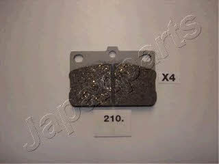 Japanparts PA-210AF Brake Pad Set, disc brake PA210AF: Buy near me in Poland at 2407.PL - Good price!