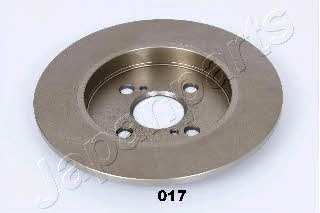 Japanparts DP-017 Rear brake disc, non-ventilated DP017: Buy near me in Poland at 2407.PL - Good price!