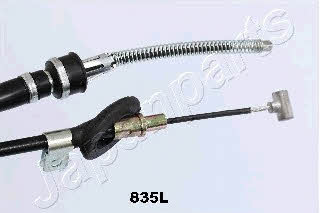 Japanparts BC-835L Parking brake cable left BC835L: Buy near me in Poland at 2407.PL - Good price!