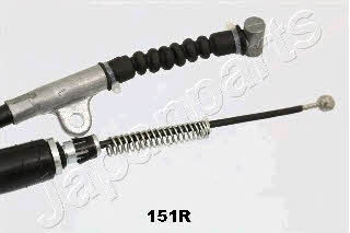 Japanparts BC-151R Parking brake cable, right BC151R: Buy near me in Poland at 2407.PL - Good price!