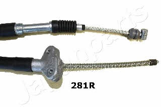 Japanparts BC-281R Parking brake cable, right BC281R: Buy near me in Poland at 2407.PL - Good price!