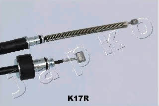 Japko 131K17R Parking brake cable, right 131K17R: Buy near me at 2407.PL in Poland at an Affordable price!