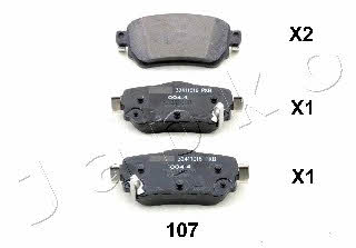 Japko 51107 Brake Pad Set, disc brake 51107: Buy near me in Poland at 2407.PL - Good price!