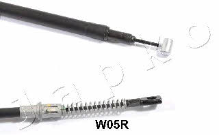 Japko 131W05R Parking brake cable, right 131W05R: Buy near me in Poland at 2407.PL - Good price!