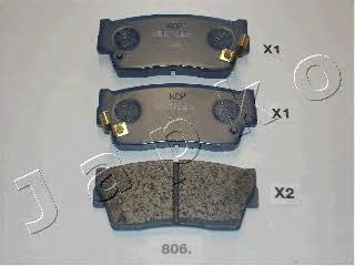 Japko 50806 Brake Pad Set, disc brake 50806: Buy near me in Poland at 2407.PL - Good price!