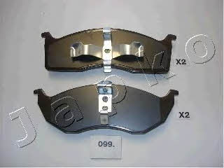 Japko 50099 Brake Pad Set, disc brake 50099: Buy near me in Poland at 2407.PL - Good price!