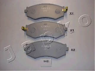 Japko 50142 Brake Pad Set, disc brake 50142: Buy near me in Poland at 2407.PL - Good price!