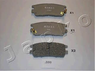 Japko 51599P Brake Pad Set, disc brake 51599P: Buy near me in Poland at 2407.PL - Good price!