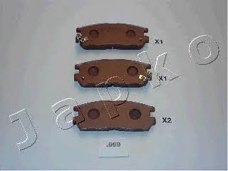 Japko 51999 Brake Pad Set, disc brake 51999: Buy near me in Poland at 2407.PL - Good price!