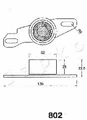 Japko 45802 Ролик ременя ГРМ 45802: Приваблива ціна - Купити у Польщі на 2407.PL!