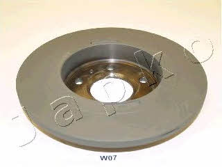 Japko 61W07 Rear brake disc, non-ventilated 61W07: Buy near me in Poland at 2407.PL - Good price!