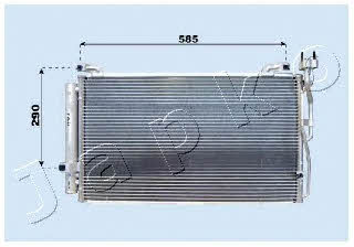 Japko CND283025 Радиатор кондиционера (Конденсатор) CND283025: Купить в Польше - Отличная цена на 2407.PL!
