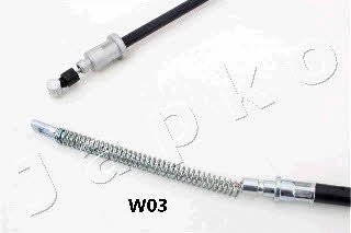 Japko 131W03 Parking brake cable left 131W03: Buy near me in Poland at 2407.PL - Good price!