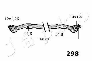 Japko 27298 Тяга рулевая поперечная 27298: Отличная цена - Купить в Польше на 2407.PL!