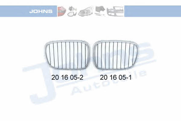 Johns 20 16 05-2 Prawa kratka chłodnicy, grill 2016052: Dobra cena w Polsce na 2407.PL - Kup Teraz!