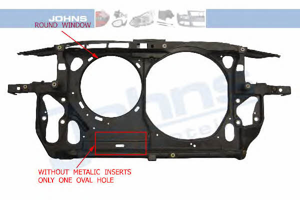 Johns 95 49 04-3 Front panel 9549043: Buy near me in Poland at 2407.PL - Good price!