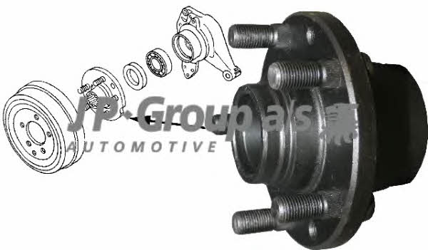 Jp Group 8151400502 Wheel hub 8151400502: Buy near me at 2407.PL in Poland at an Affordable price!