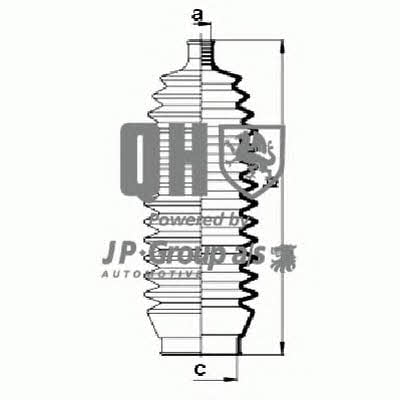 Jp Group 4644700219 Пыльник рулевой рейки, комплект 4644700219: Отличная цена - Купить в Польше на 2407.PL!