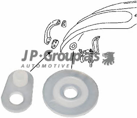 Jp Group 8187350116 Bonnet opening handle 8187350116: Buy near me in Poland at 2407.PL - Good price!