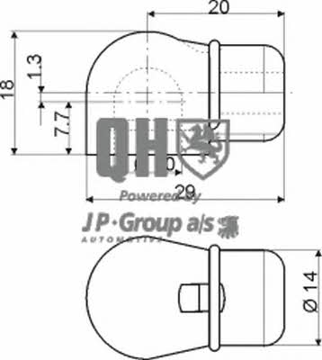 Jp Group 3281200409 Gas Spring, boot-/cargo area 3281200409: Buy near me in Poland at 2407.PL - Good price!