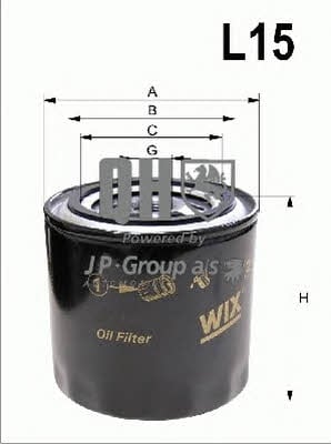 Jp Group 4818701209 Fuel filter 4818701209: Buy near me in Poland at 2407.PL - Good price!