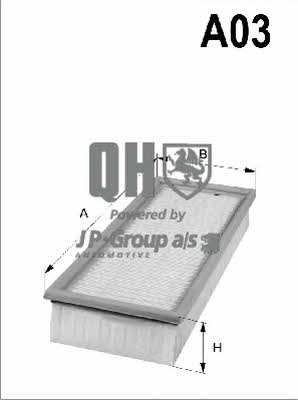 Jp Group 1118608409 Air filter 1118608409: Buy near me in Poland at 2407.PL - Good price!