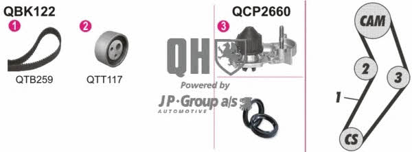 Jp Group 4314101719 TIMING BELT KIT WITH WATER PUMP 4314101719: Buy near me in Poland at 2407.PL - Good price!