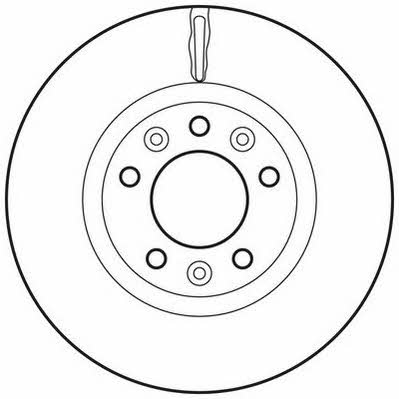 Jurid/Bendix 562733JC Front brake disc ventilated 562733JC: Buy near me at 2407.PL in Poland at an Affordable price!
