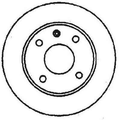 Jurid/Bendix 561178JC Front brake disc ventilated 561178JC: Buy near me in Poland at 2407.PL - Good price!
