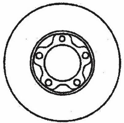 Jurid/Bendix 561296J Front brake disc ventilated 561296J: Buy near me in Poland at 2407.PL - Good price!