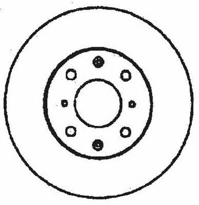 Jurid/Bendix 561383J Rear brake disc, non-ventilated 561383J: Buy near me at 2407.PL in Poland at an Affordable price!