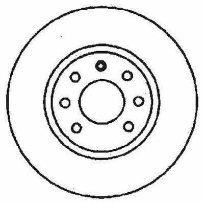 Jurid/Bendix 561446JC Unventilated front brake disc 561446JC: Buy near me in Poland at 2407.PL - Good price!