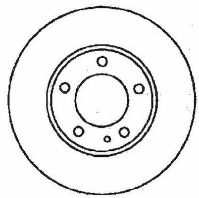 Jurid/Bendix 561552JC Rear brake disc, non-ventilated 561552JC: Buy near me at 2407.PL in Poland at an Affordable price!