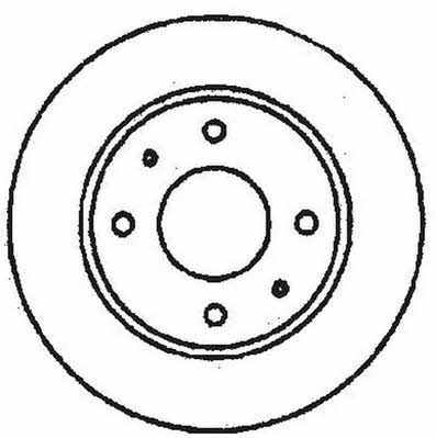 Jurid/Bendix 561582J Front brake disc ventilated 561582J: Buy near me at 2407.PL in Poland at an Affordable price!