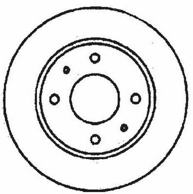 Jurid/Bendix 561582J Front brake disc ventilated 561582J: Buy near me in Poland at 2407.PL - Good price!