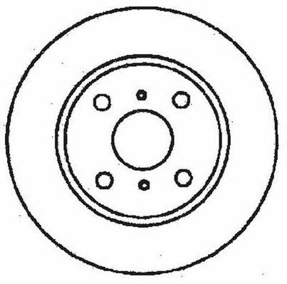 Jurid/Bendix 561601J Niewentylowana przednia tarcza hamulcowa 561601J: Dobra cena w Polsce na 2407.PL - Kup Teraz!