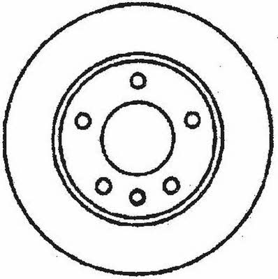 Jurid/Bendix 561652J Rear brake disc, non-ventilated 561652J: Buy near me at 2407.PL in Poland at an Affordable price!