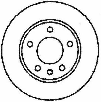 Jurid/Bendix 561652J Bremsscheibe hinten, unbelüftet 561652J: Bestellen Sie in Polen zu einem guten Preis bei 2407.PL!