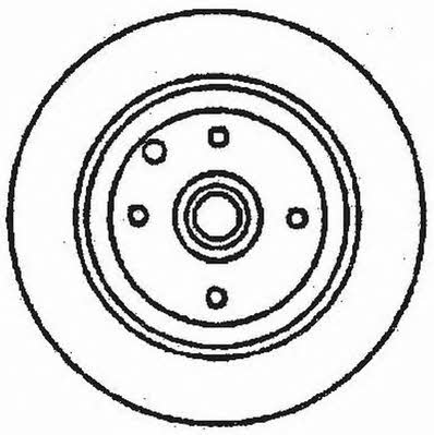 Jurid/Bendix 561694J Front brake disc ventilated 561694J: Buy near me in Poland at 2407.PL - Good price!