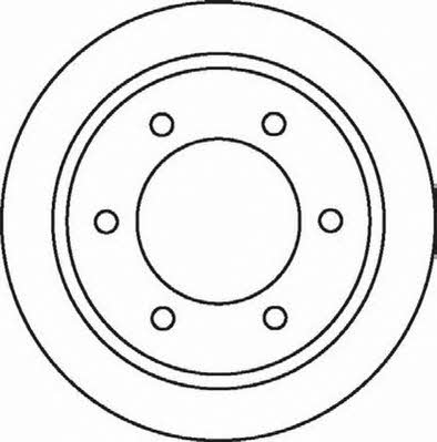 Jurid/Bendix 562073JC Unventilated front brake disc 562073JC: Buy near me in Poland at 2407.PL - Good price!