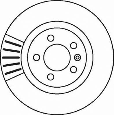 Jurid/Bendix 562080JC Тормозной диск передний вентилируемый 562080JC: Отличная цена - Купить в Польше на 2407.PL!