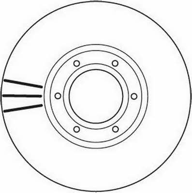 Jurid/Bendix 562105JC Innenbelüftete Bremsscheibe vorne 562105JC: Kaufen Sie zu einem guten Preis in Polen bei 2407.PL!