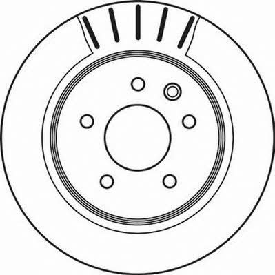 Jurid/Bendix 562109J Rear ventilated brake disc 562109J: Buy near me at 2407.PL in Poland at an Affordable price!