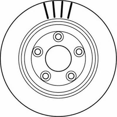 Jurid/Bendix 562146J Тормозной диск задний вентилируемый 562146J: Отличная цена - Купить в Польше на 2407.PL!