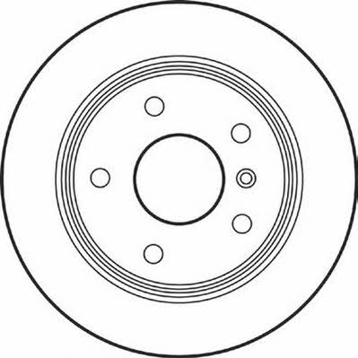 Jurid/Bendix 562149JC Rear brake disc, non-ventilated 562149JC: Buy near me at 2407.PL in Poland at an Affordable price!