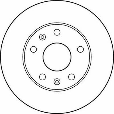 Jurid/Bendix 562153JC Unventilated front brake disc 562153JC: Buy near me in Poland at 2407.PL - Good price!