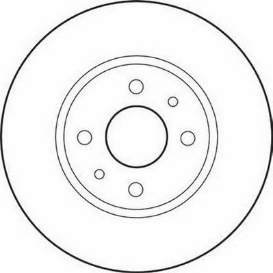 Jurid/Bendix 562178JC Front brake disc ventilated 562178JC: Buy near me at 2407.PL in Poland at an Affordable price!