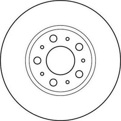 Jurid/Bendix 562244J Front brake disc ventilated 562244J: Buy near me in Poland at 2407.PL - Good price!