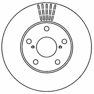 Jurid/Bendix 562269JC Innenbelüftete Bremsscheibe vorne 562269JC: Kaufen Sie zu einem guten Preis in Polen bei 2407.PL!