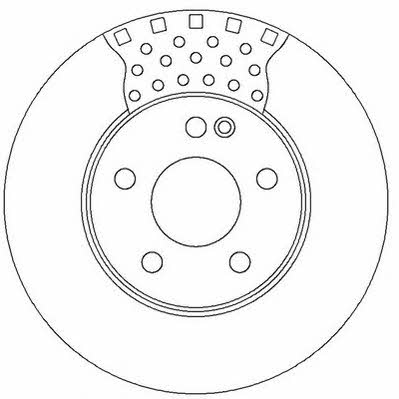 Jurid/Bendix 562314J Диск гальмівний передній вентильований 562314J: Приваблива ціна - Купити у Польщі на 2407.PL!